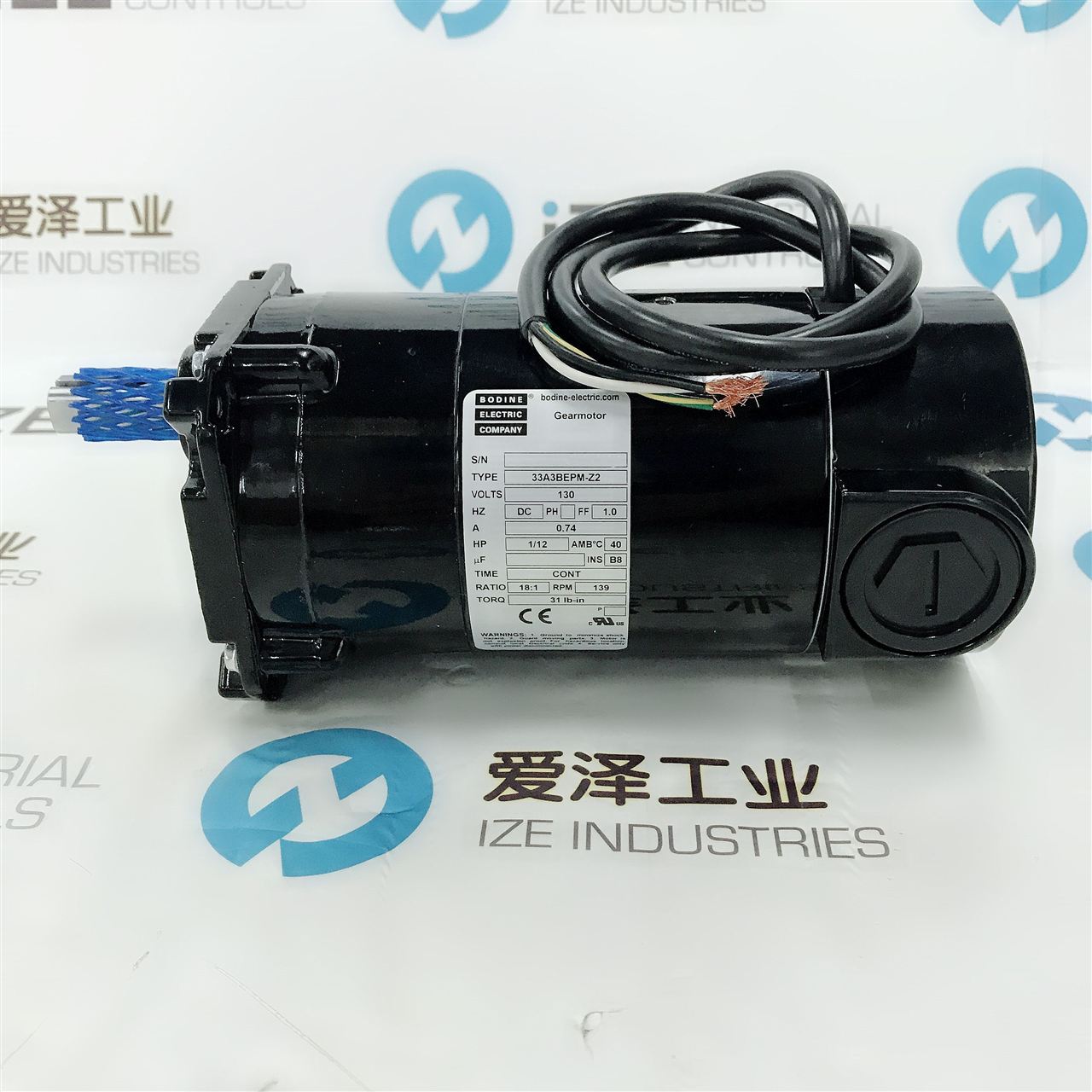 BODINE ELECTRIC 电机33A3BEPM-Z2爱泽工业izeindustries (10)